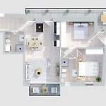 Magic Deluxe - Free Parking Апартаменты