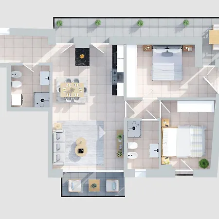 Magic Deluxe - Free Parking Apartment